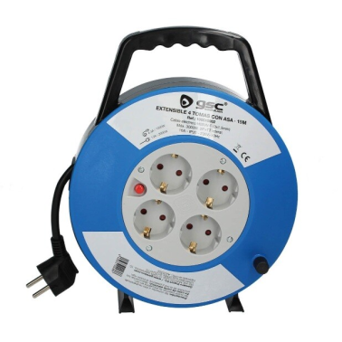 100510002 15m EXTENSIBLE ENROLLACABLES 4T 3x1,5mm.  IP20 GSC