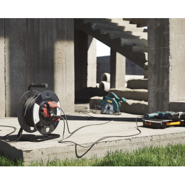 EX922501 20m EXTENSIBLE ENROLLACABLES 3T CON TAPA 3x1,5mm IP55 SIMON BRICO