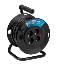 EX562582 25m EXTENSIBLE ENROLLACABLES 4T CON REARME 3x1,5mm SIMON BRICO