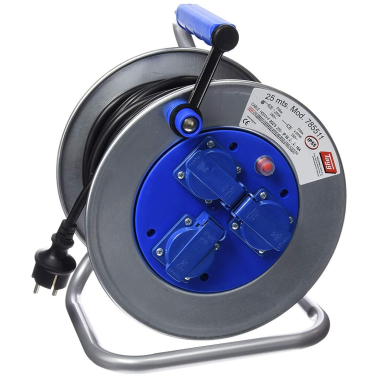 786518 50m EXTENSIBLE ENROLLACABLES 3T C/TAPAS 3x2,5mm IP55 T