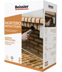 MORTERO REFRACTARIO POLVO 2KG