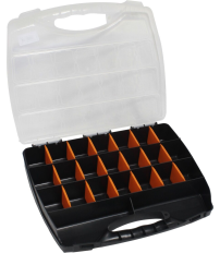 2045 ESTUCHE PLASTICO MULTIUSOS 22 COMPARTIMENTOS