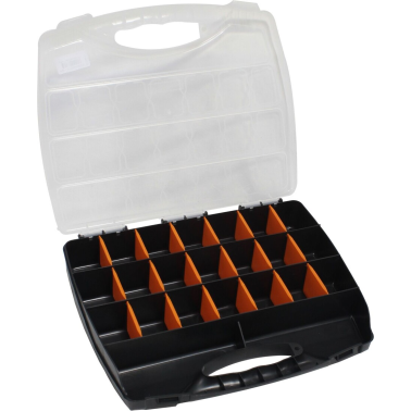 2045 ESTUCHE PLASTICO MULTIUSOS 22 COMPARTIMENTOS