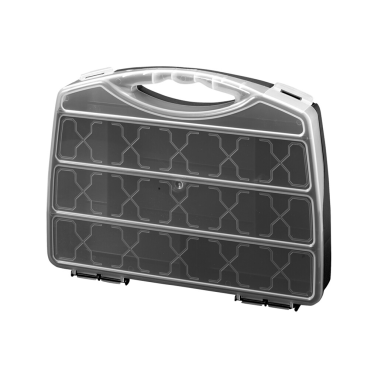 2046 MALETÍN MULTIUSOS 280x200x50 7 COMPARTIMENTOS NEGRO