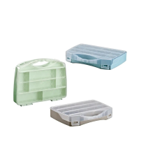 2059 MALETÍN MULTIUSOS 280x200x50  7 COMPARTIMENTOS COLORES SURTIDOS