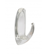 P1003T BL 2ud PERCHA PLASTICA ADHESIVA 33x54mm