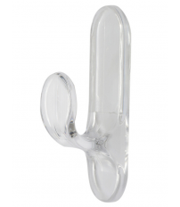 P3002T BL PERCHA LENGUA PLASTICA ADHESIVA 95x30mm