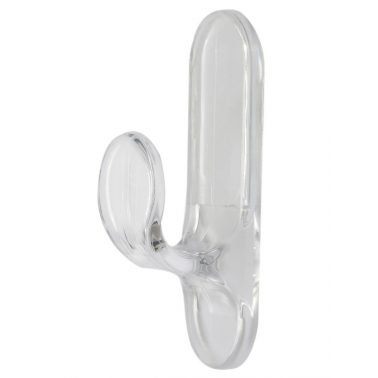 P3002T BL PERCHA LENGUA PLASTICA ADHESIVA 95x30mm