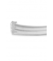 B2001B 6m BURLETE PUERTA-VENTANA TIPO "E" BLANCO