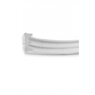 B2001B 6m BURLETE PUERTA-VENTANA TIPO "E" BLANCO