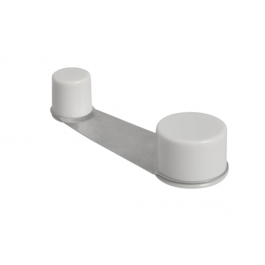 T2001B TOPE RETENEDOR GIRATORIO BLANCO ACERO INOX