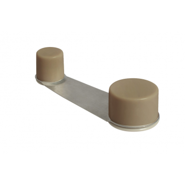 T2001X TOPE RETENEDOR GIRATORIO BEIGE ACERO INOX