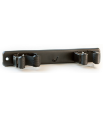 E1007N CUELGA ESCOBAS DOBLE PINZA NEGRO ADHESIVO O TORNILLO KOPPELS