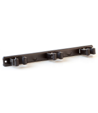 E1008N CUELGA ESCOBAS TRIPLE PINZA NEGRO ADHESIVO O TORNILLO KOPPELS