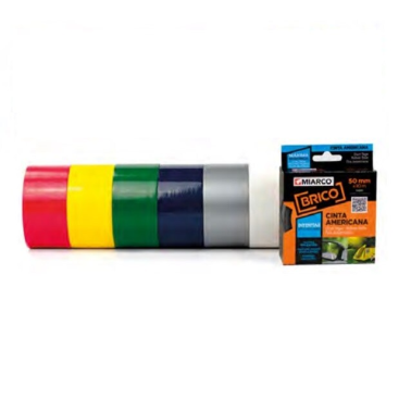 35662 CINTA AMERICANA BRICO NEGRO 50mm x 10m MIARCO