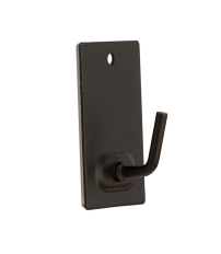 P2001N BL 3ud PERCHA ACERO ADHESIVA NEGRA KOPPELS