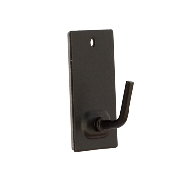 P2001N BL 3ud PERCHA ACERO ADHESIVA NEGRA KOPPELS