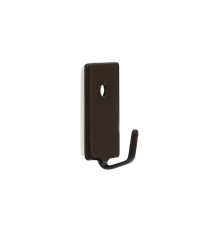 P2003N BL 4ud PERCHA ADHESIVA ACERO NEGRO GANCHO FINO KÖPPELS