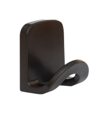 P4005N BL 1ud PERCHA ADHESIVA GRANDE PLASTICA NEGRA KOPPELS