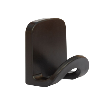 P4005N BL 1ud PERCHA ADHESIVA GRANDE PLASTICA NEGRA KOPPELS