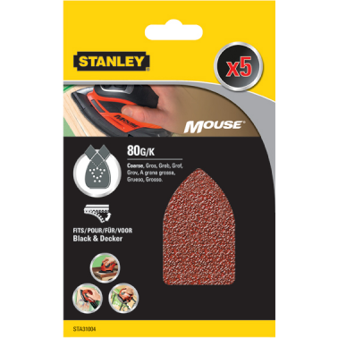 ACC.STA31004XJ 5 LIJAS P/MOUSE G-080