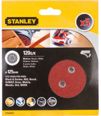 ACC.STA32037XJ 5 LIJAS Ø125 VELCRO G-120