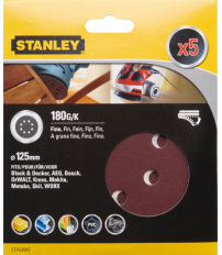 ACC.STA32042XJ 5 LIJAS Ø125 VELCRO G-180