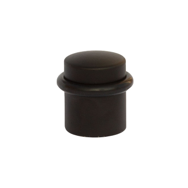 T1006N BL 1ud TOPE REDONDO METALICO NEGRO CON TACO/TORNILLO KOPPELS