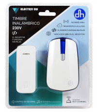 11.711 TIMBRE INALAMBRICO 32 MELODIAS 100m 230V