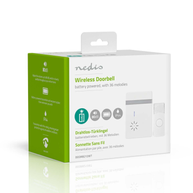 DOORB212WT TIMBRE INALAMBRICO 300M 36 MELODIAS