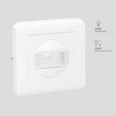 104305002 DETECTOR EMPOTRAR PARED NEKATI BLANCO GSC