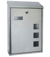 BUZON LISBOA-6 INOX MATE VERTICAL