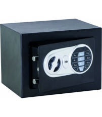 CAJA FUERTE SOBREPONER MINIBANK NEGRA