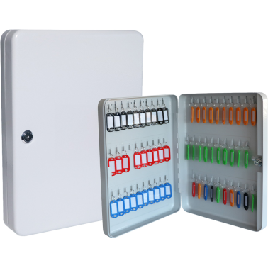 PORTALLAVES ACERO 375X295X65MM 60 LLAVES