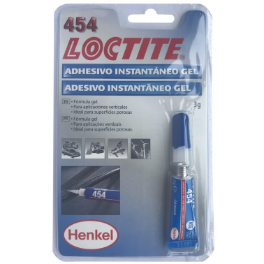 454 BL 3gr LOCTITE ADHESIVO INSTANTANEO GEL