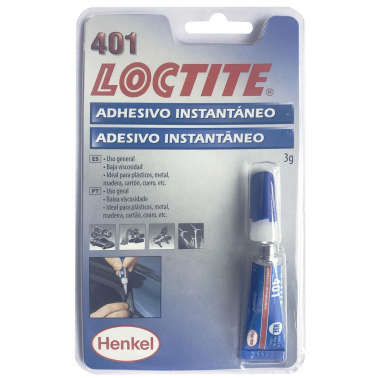 401 BL 3gr LOCTITE ADHESIVO INSTANTANEO LIQUIDO