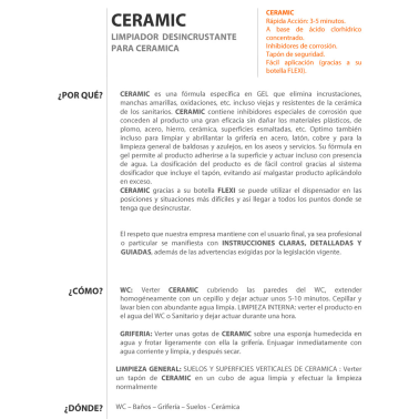 756750 750ml LIMPIADOR DESINCRUSTANTE WC/CERAMICAS