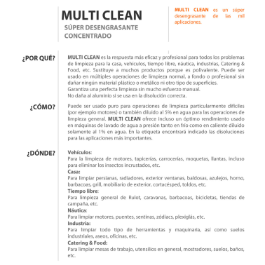 209001 1L BOTE DESENGRASANTE UNIVERSAL MULTI CLEAN