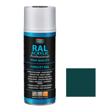 8VO400 SPRAY PINTURA VERDE AZULADO RAL 6004 400ml FAREN