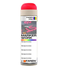 3VE500 SPRAY PINTURA ROJO FLUORESCENTE 500ml