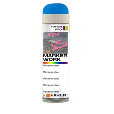 3VB500 SPRAY PINTURA AZUL FLUORESCENTE 500ml FAREN