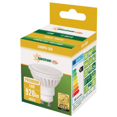 WOJ14308 LAMPARA DICROICA LED GU10 10W CERAM 3000K