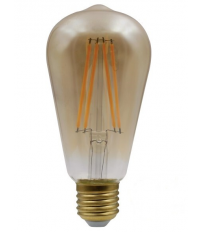 121173 LAMPARA PERA FIL LED GOLDEN ST64 E27 12W 3000K  B&B