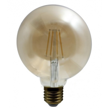 121163 BOMBILLA LED GLOBO GOLDEN G95 E27 12W 3000K  B&B