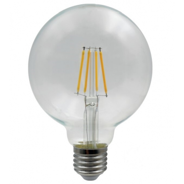 121166 BOMBILLA LED GLOBO G125 E27 12W 3000K  B&B