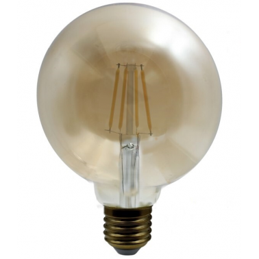 121169 BOMBILLA LED GLOBO GOLDEN G125 E27 12W 3000K  B&B