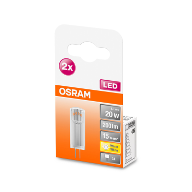 431966 LAMPARA LED G4 1,8W 2700K 12V OSRAM