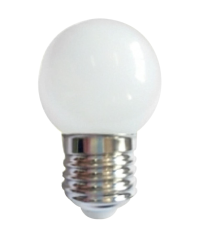 200605013 LAMPARA LED ESFERICA 1W E27 3000K BLANCA GSC