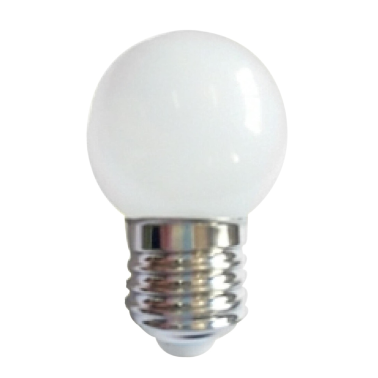 200605013 LAMPARA LED ESFERICA 1W E27 3000K BLANCA GSC