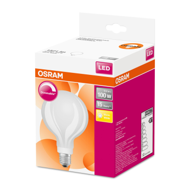 112131 LAMPARA GLOBO MATE FIL LED REG 12W E27 2700